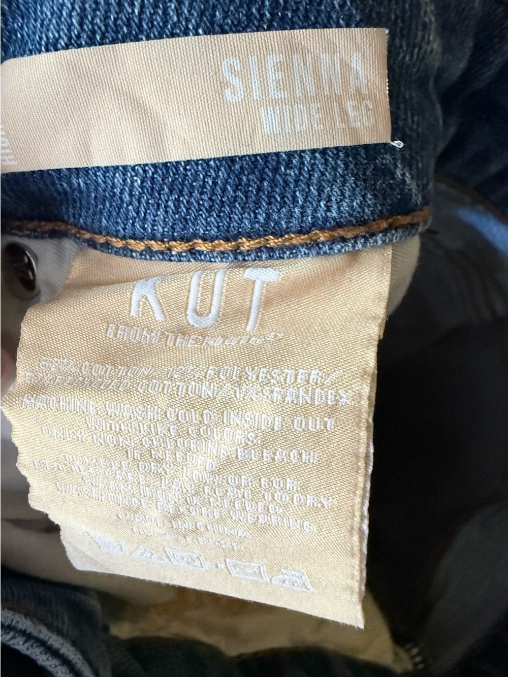 Kut from the Kloth High-Rise Wide-Leg Cropped Jeans - Picture 5 of 5
